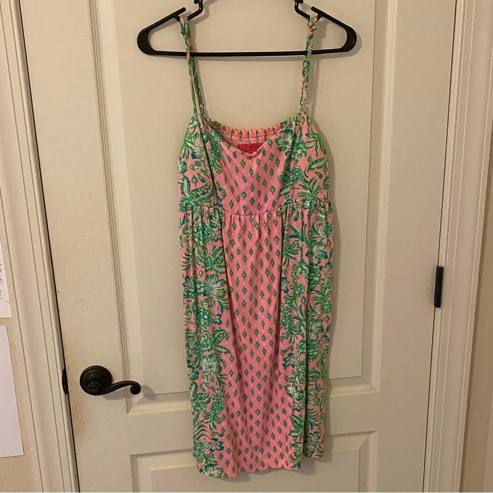 Lilly Pulitzer Libra Dress Pink and Green